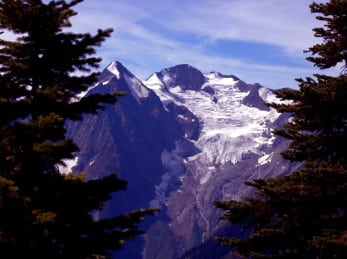 A mountain view at Wild Bear Lodge