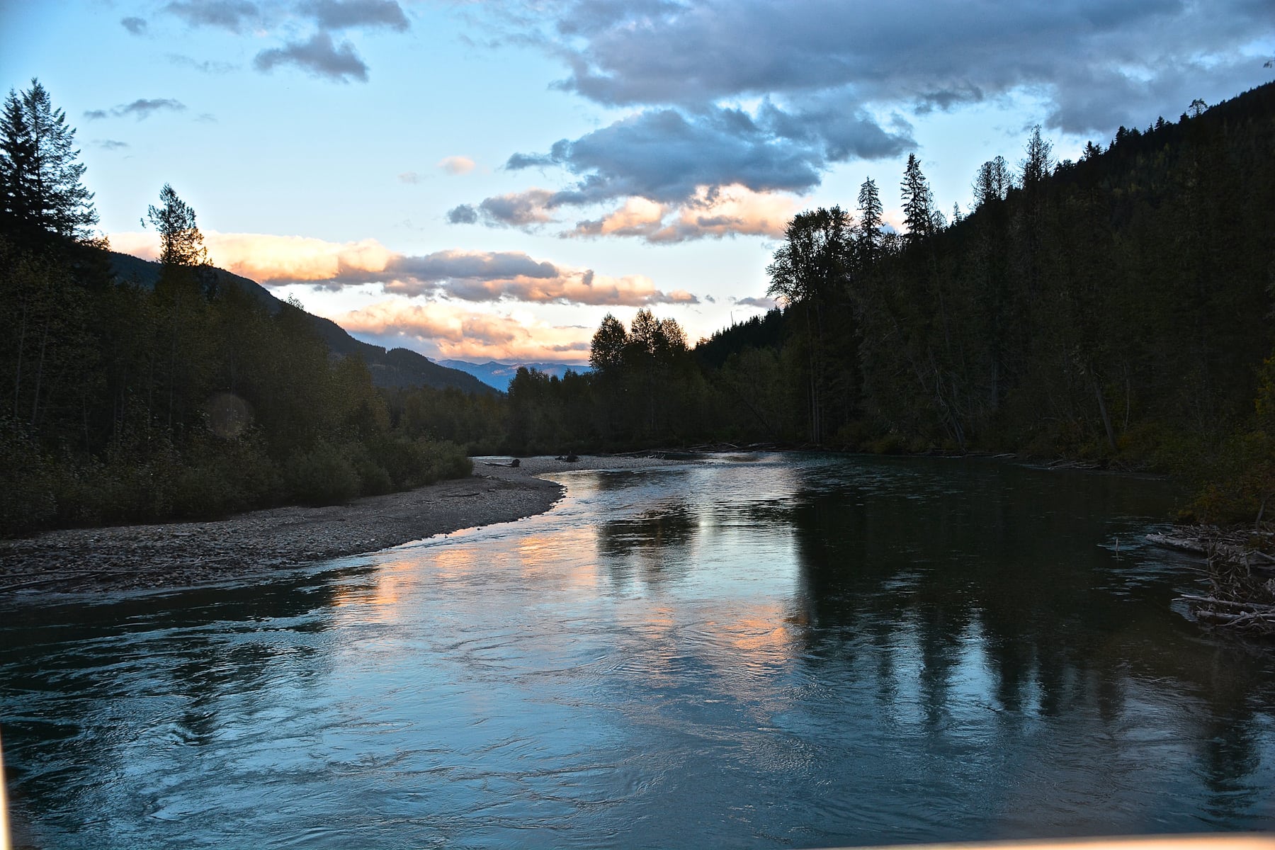 The river at Wild Bear Lodge