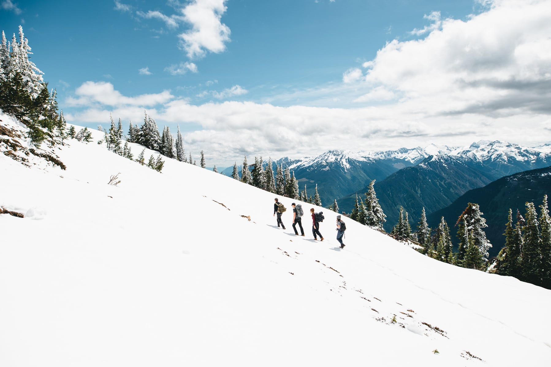 Mountain hiking at Wild Bear Lodge