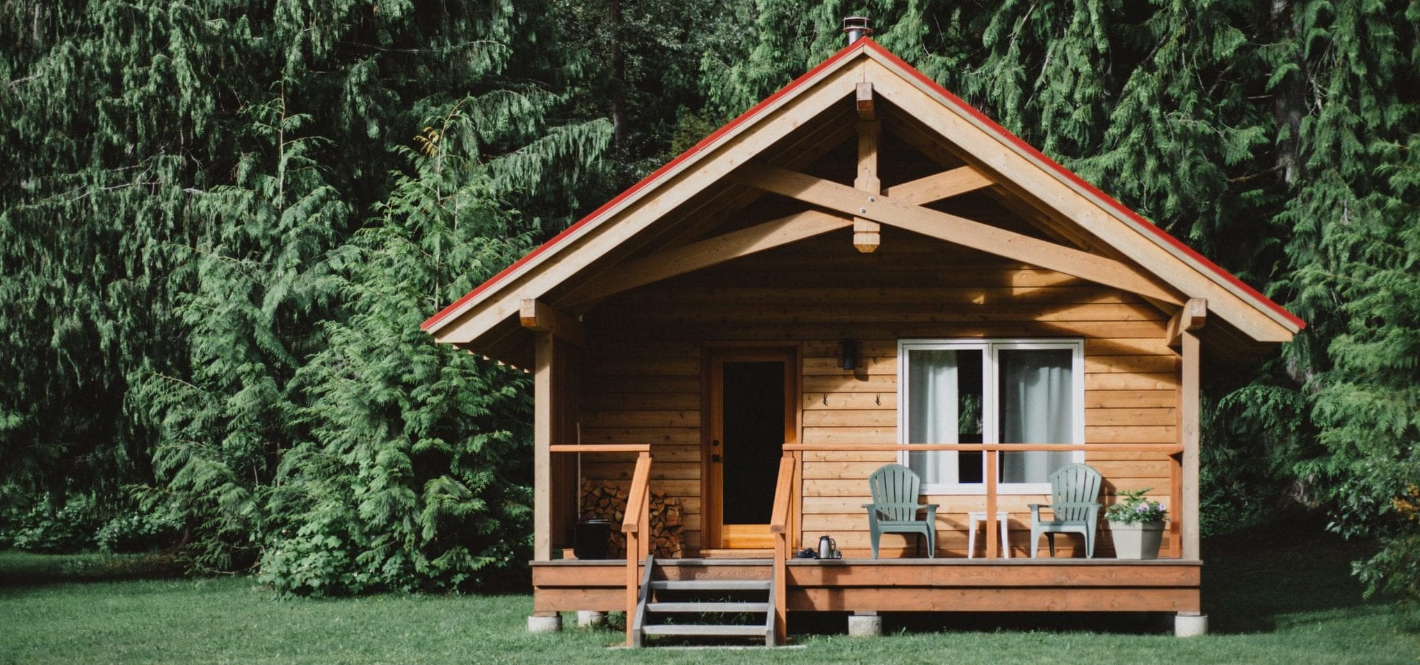 Stay in your own log cabin